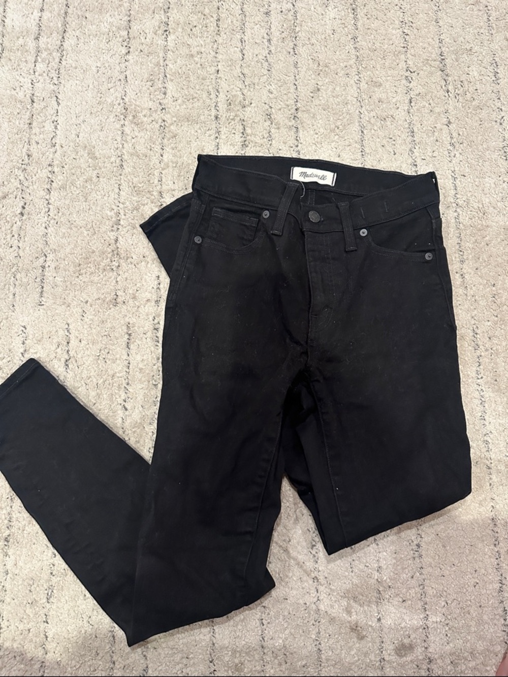 Madewell women’s  Skinny Jeans in Black